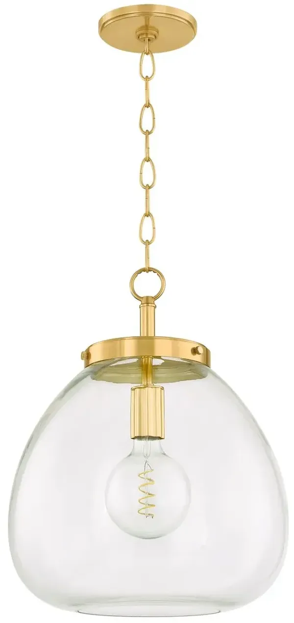 Kymir Glass Pendant - Clear