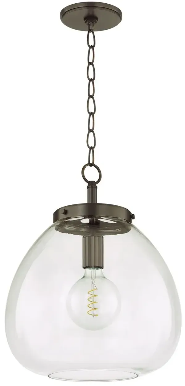 Kymir Glass Pendant - Clear