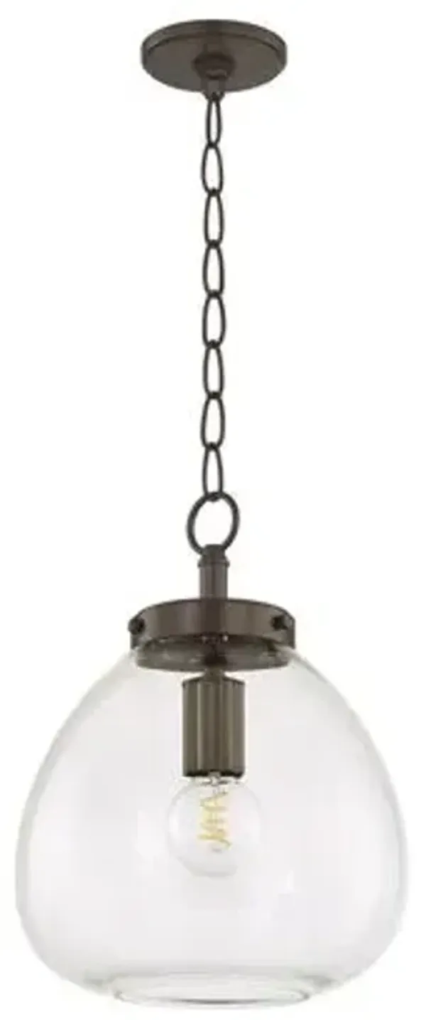 Kymir Glass Pendant - Clear