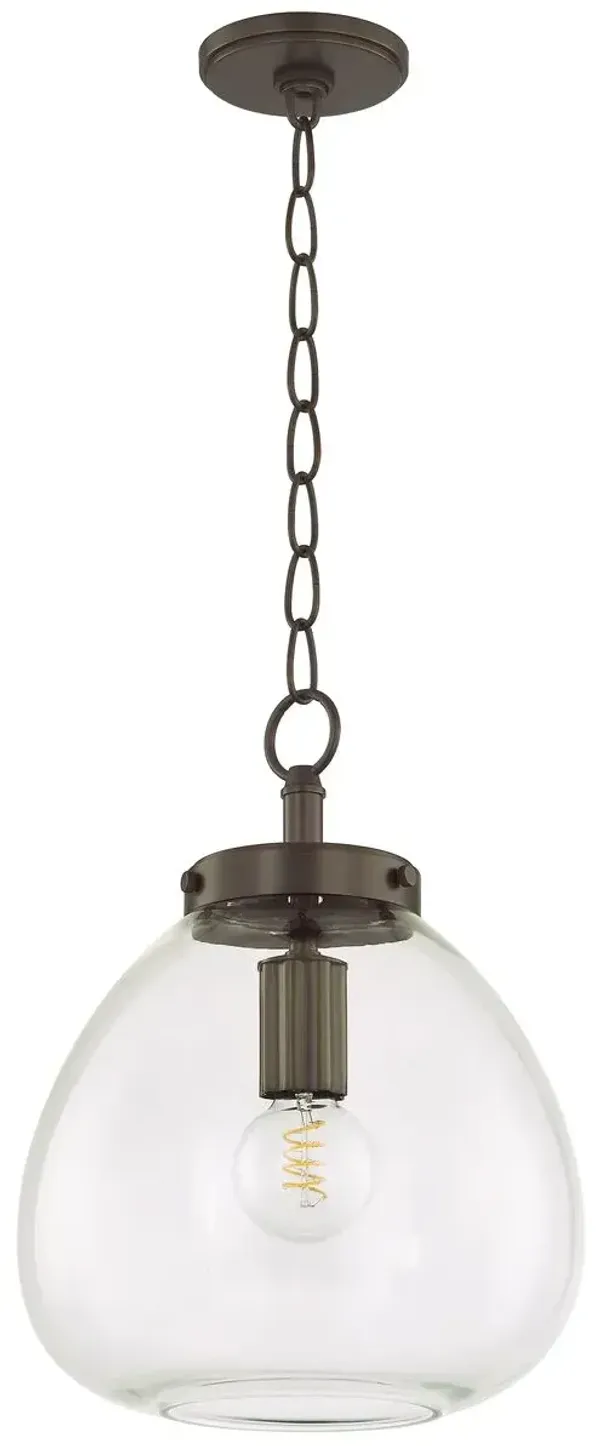 Kymir Glass Pendant - Clear