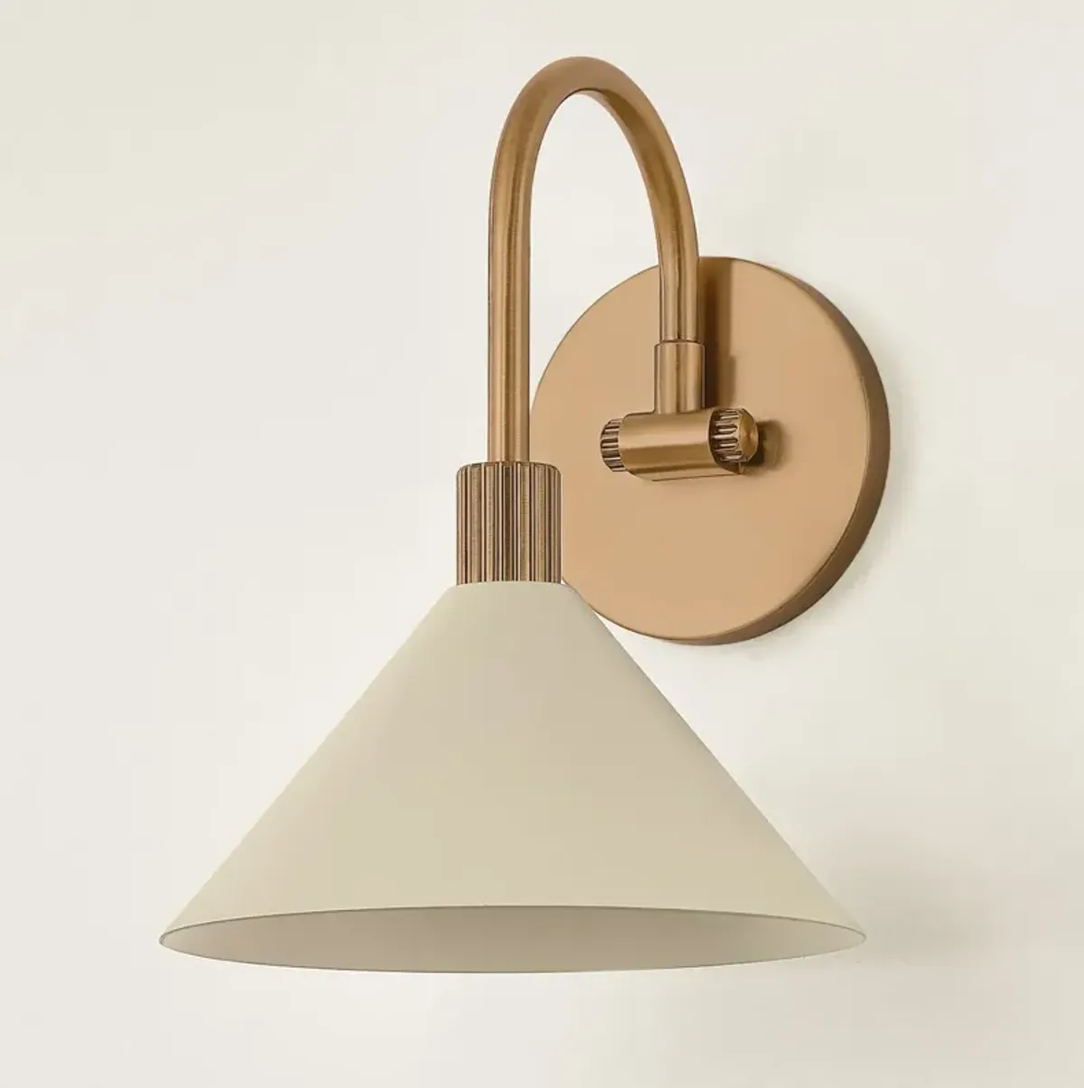 Jovani Bath and Vanity Wall Sconce - Patina Brass/Soft Sand - Troy Lighting - Gold