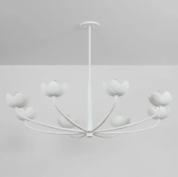 Arcata Petal Chandelier - Troy Lighting - White