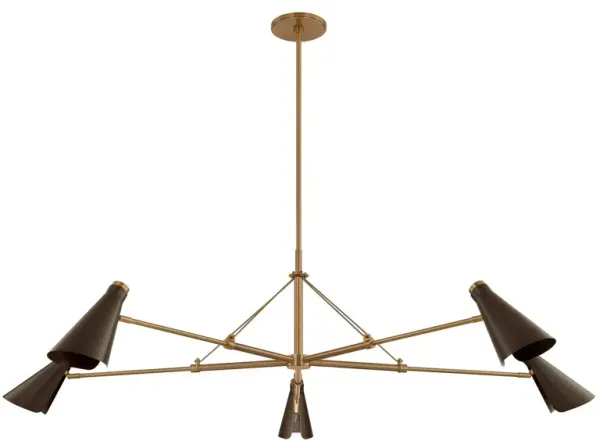 Andersen Chandelier - Patina Brass/Bronze - Troy Lighting - Brown