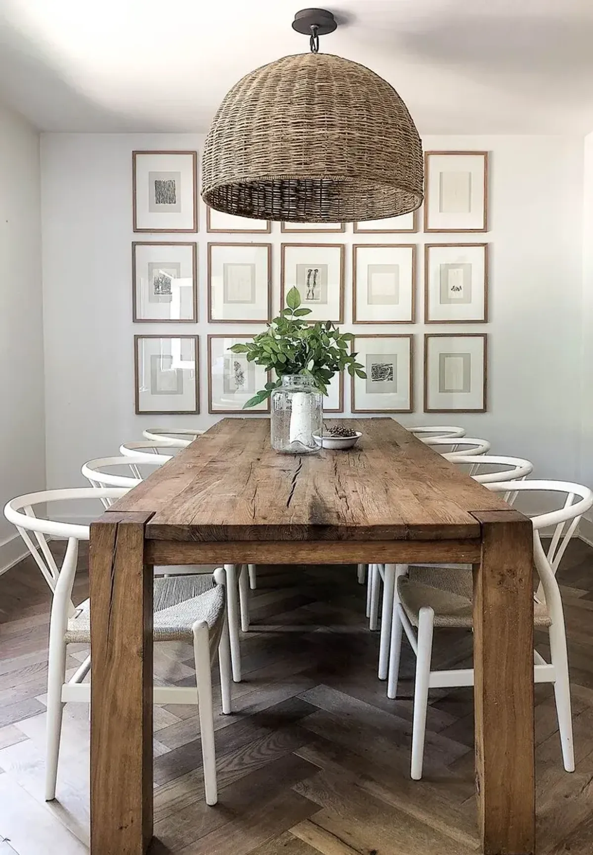 Huxley Chandelier - Textured Bronze/Rattan - Troy Lighting - Brown