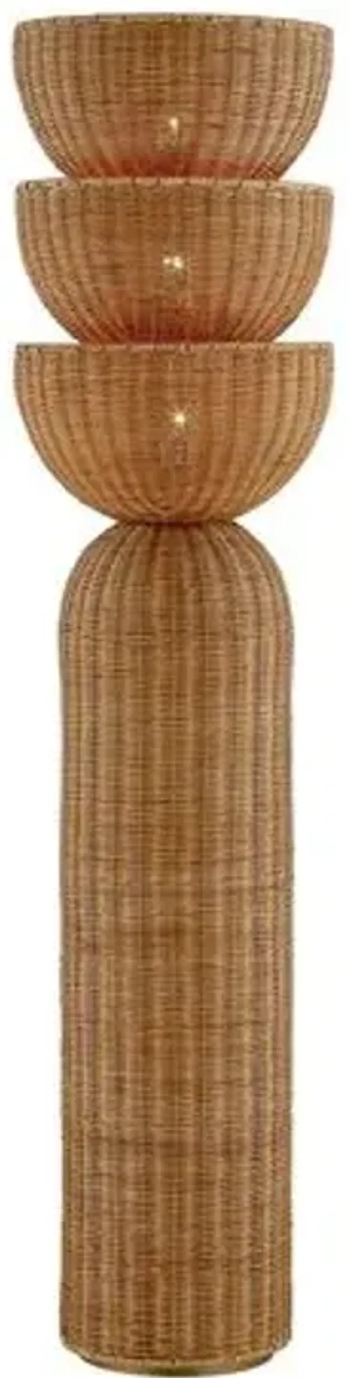 Rian Floor Lamp - Light Natural Wicker - Troy Lighting