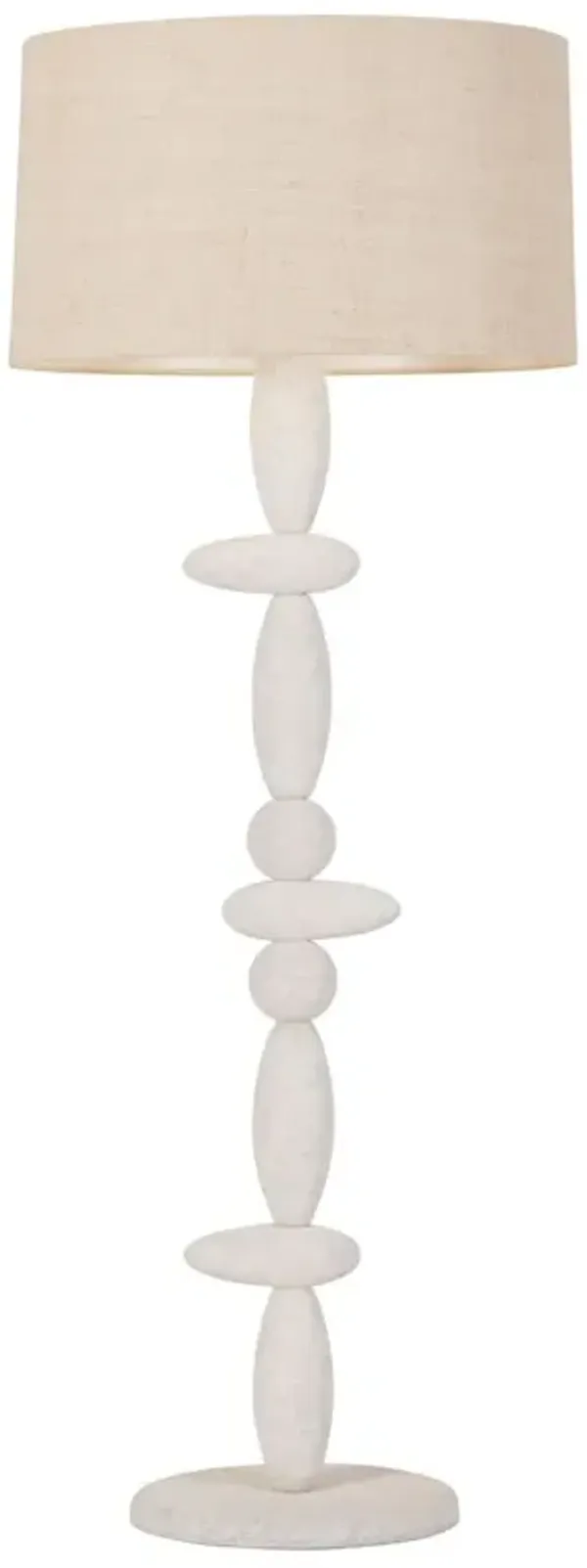 Cullen Ceramic Floor Lamp - Gypsum Clay/Saguran