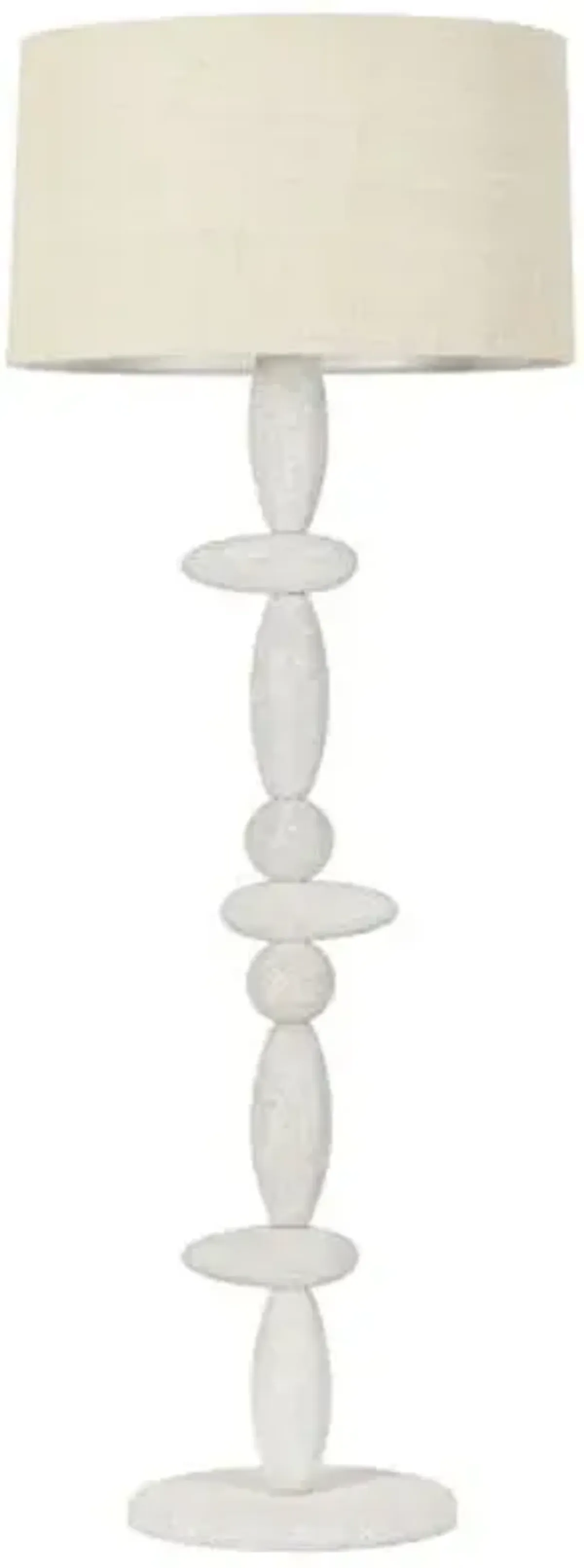 Cullen Ceramic Floor Lamp - Gypsum Clay/Saguran