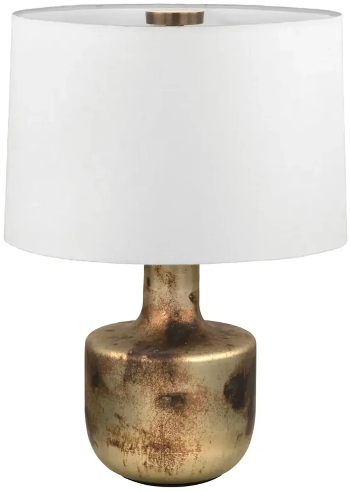 Terron Table Lamp - Patina Brass/White Linen - Troy Lighting