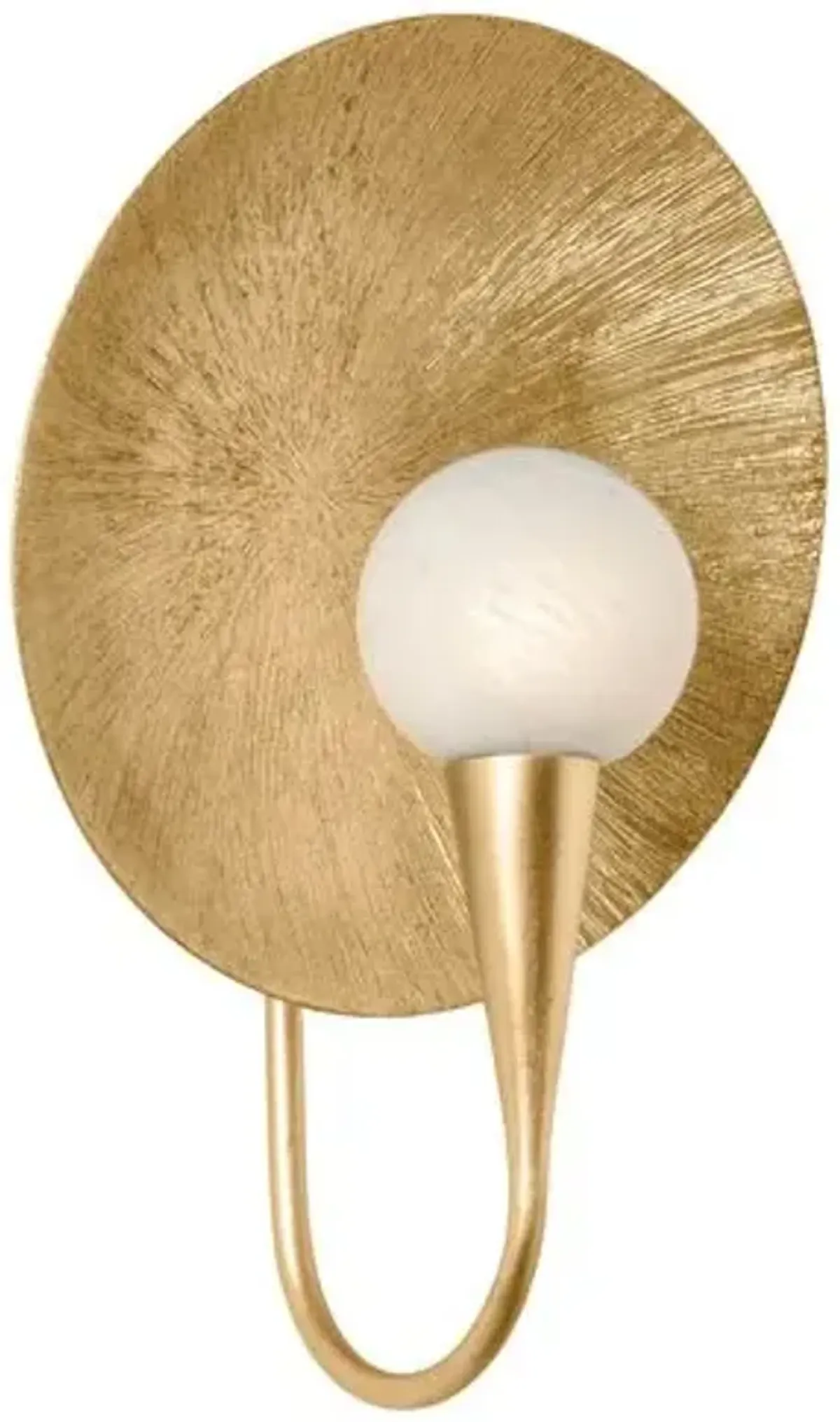Ahmad Wall Sconce - Vintage Gold Leaf/Cloud - Troy Lighting