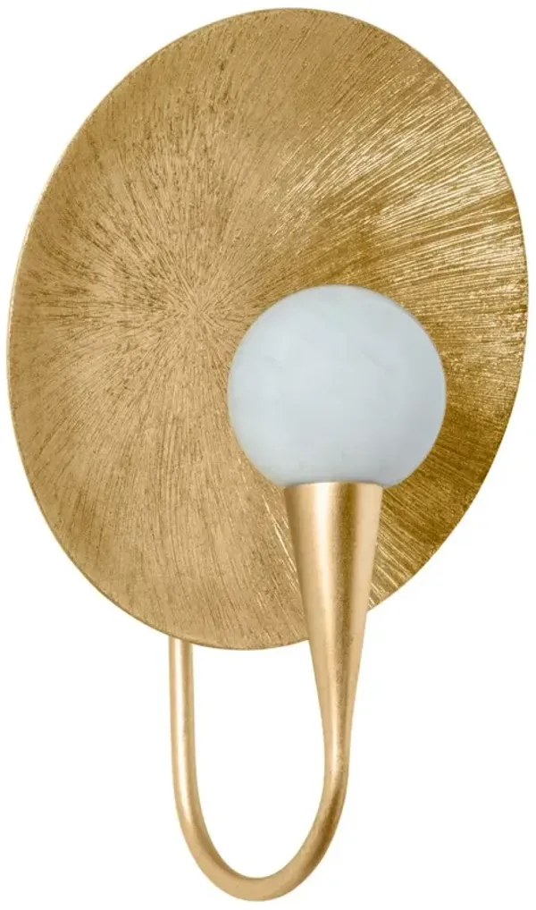Ahmad Wall Sconce - Vintage Gold Leaf/Cloud - Troy Lighting