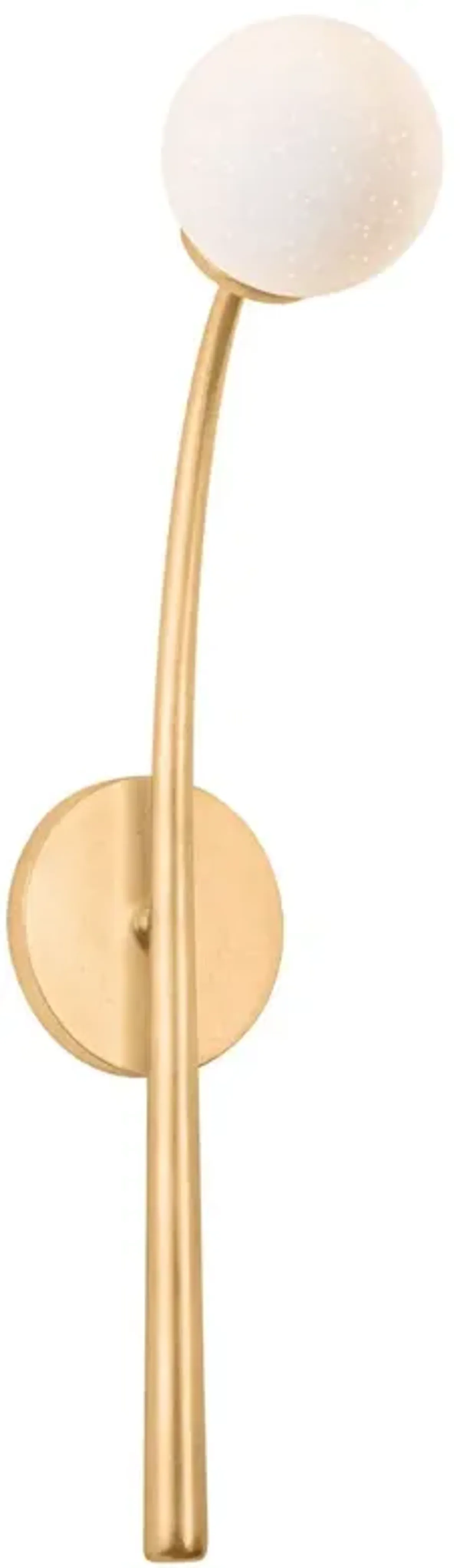 Orinda Wall Sconce - Vintage Gold Leaf/Seeded Opal Glass - Troy Lighting