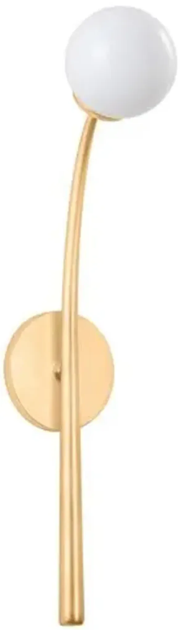 Orinda Wall Sconce - Vintage Gold Leaf/Seeded Opal Glass - Troy Lighting