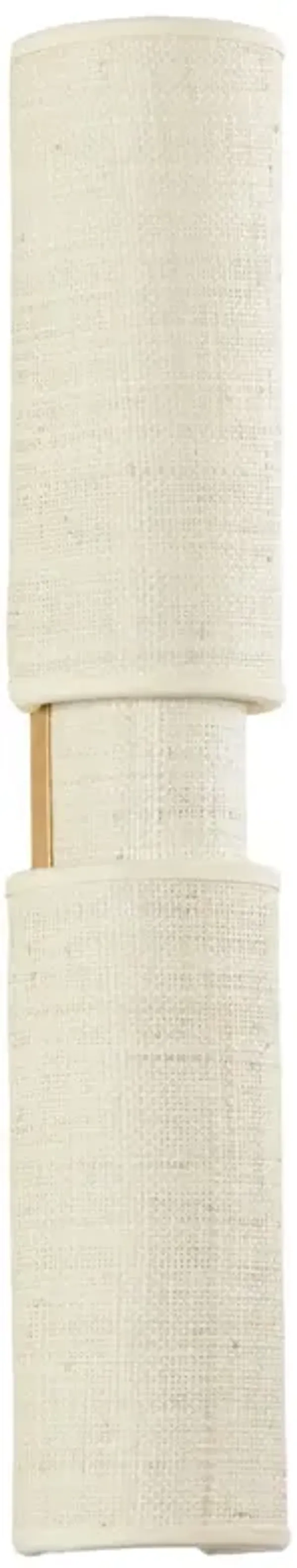 Ashton Wall Sconce - Vintage Gold Leaf/Natural Grasscloth - Troy Lighting