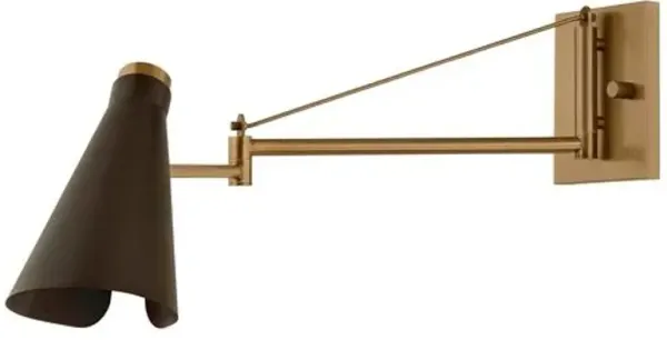 Andersen Wall Sconce - Patina Brass/Bronze - Troy Lighting - Brown