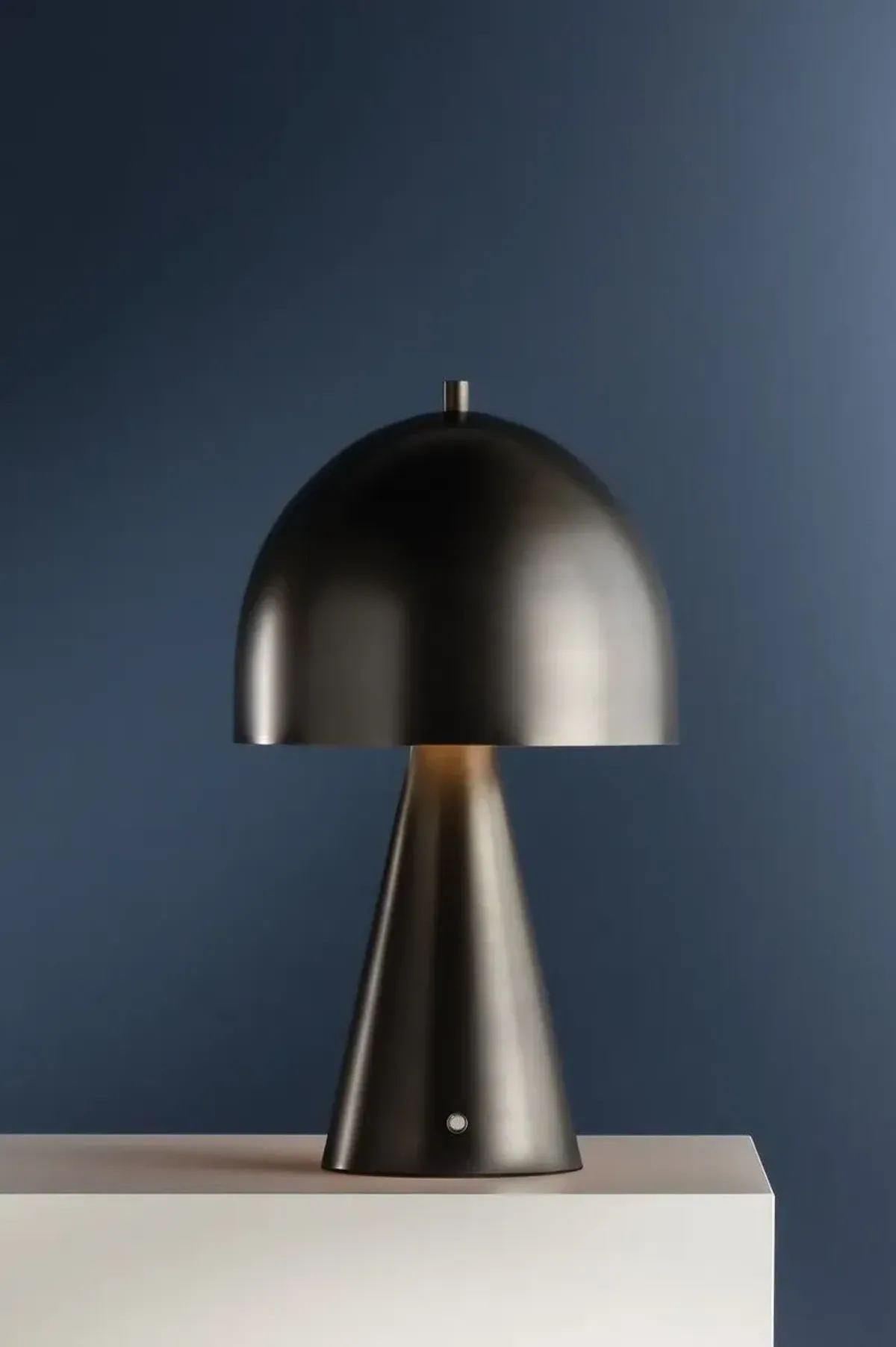 Avenel Rechargeable Dome Table Lamp - Brown