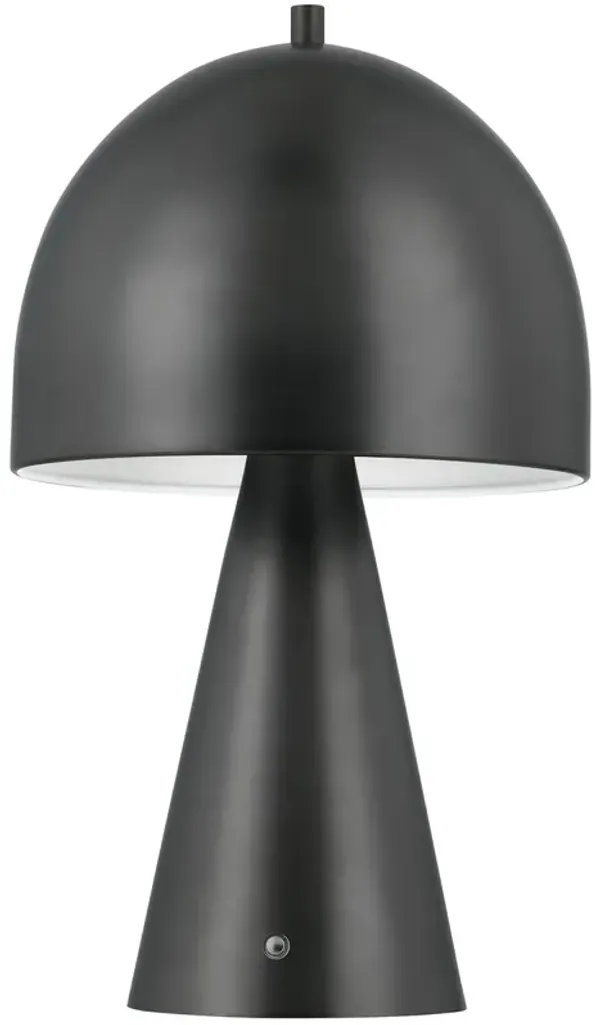 Avenel Rechargeable Dome Table Lamp - Brown