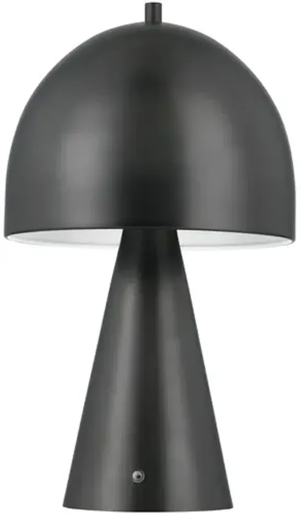Avenel Rechargeable Dome Table Lamp - Brown