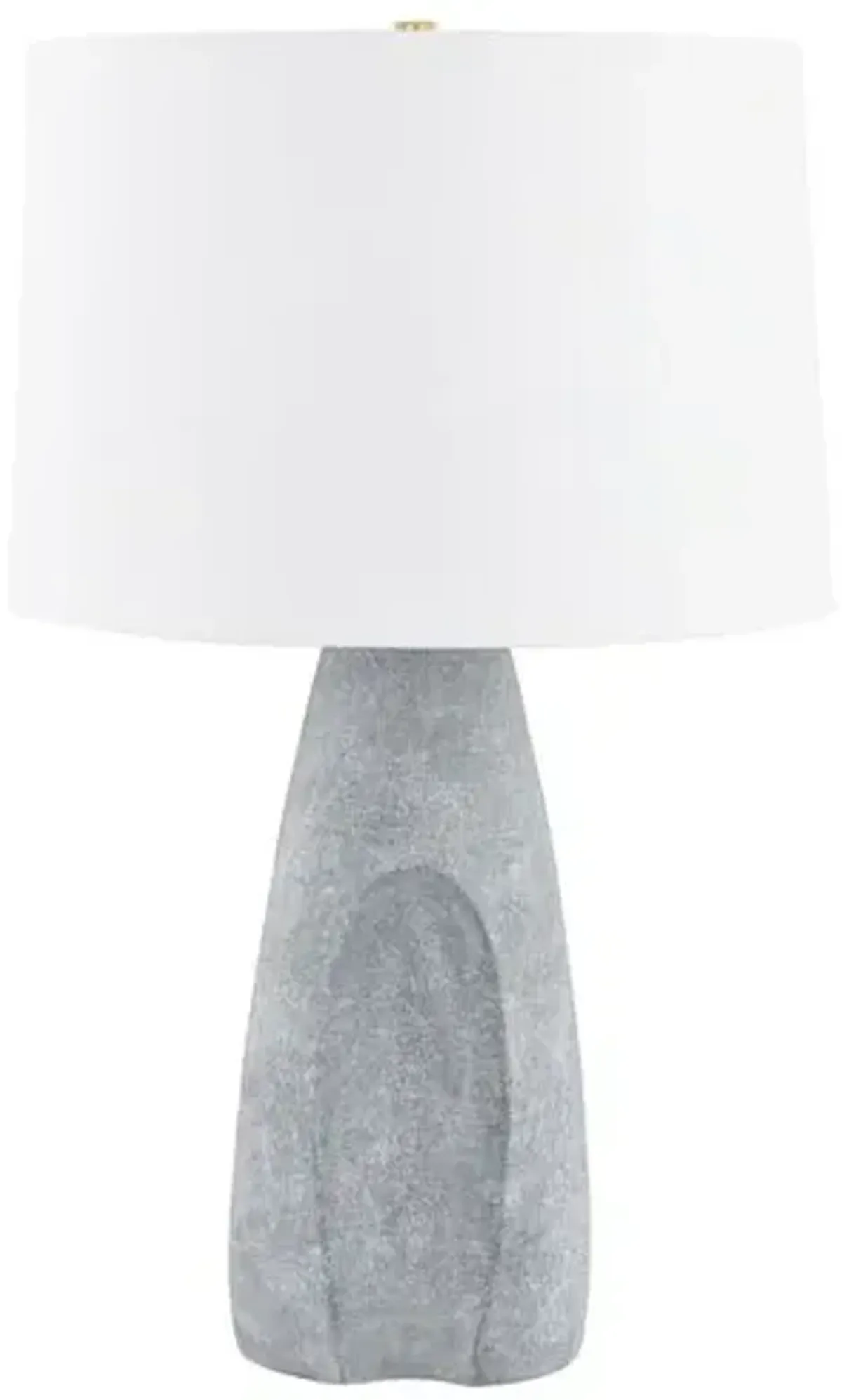 Ellery Ceramic Table Lamp - Stonewash/Textured Linen - Multi