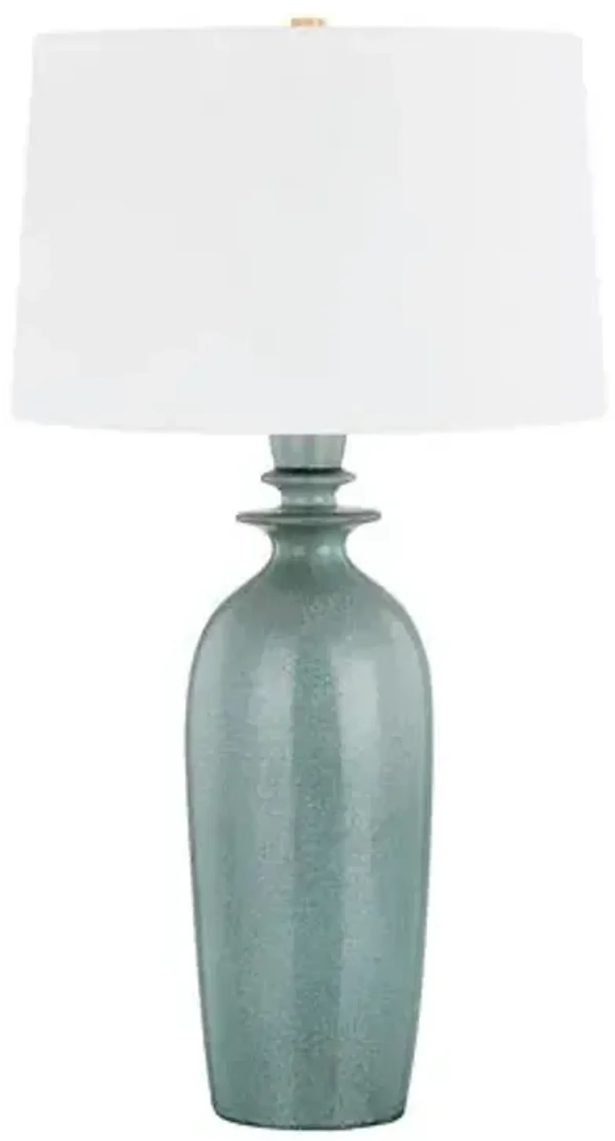Trinelle Ceramic Table Lamp - Reactive Palladian/White