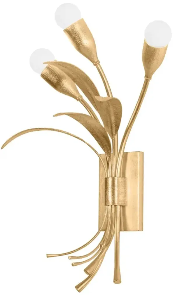 Ysella Wall Sconce - Vintage Gold Leaf