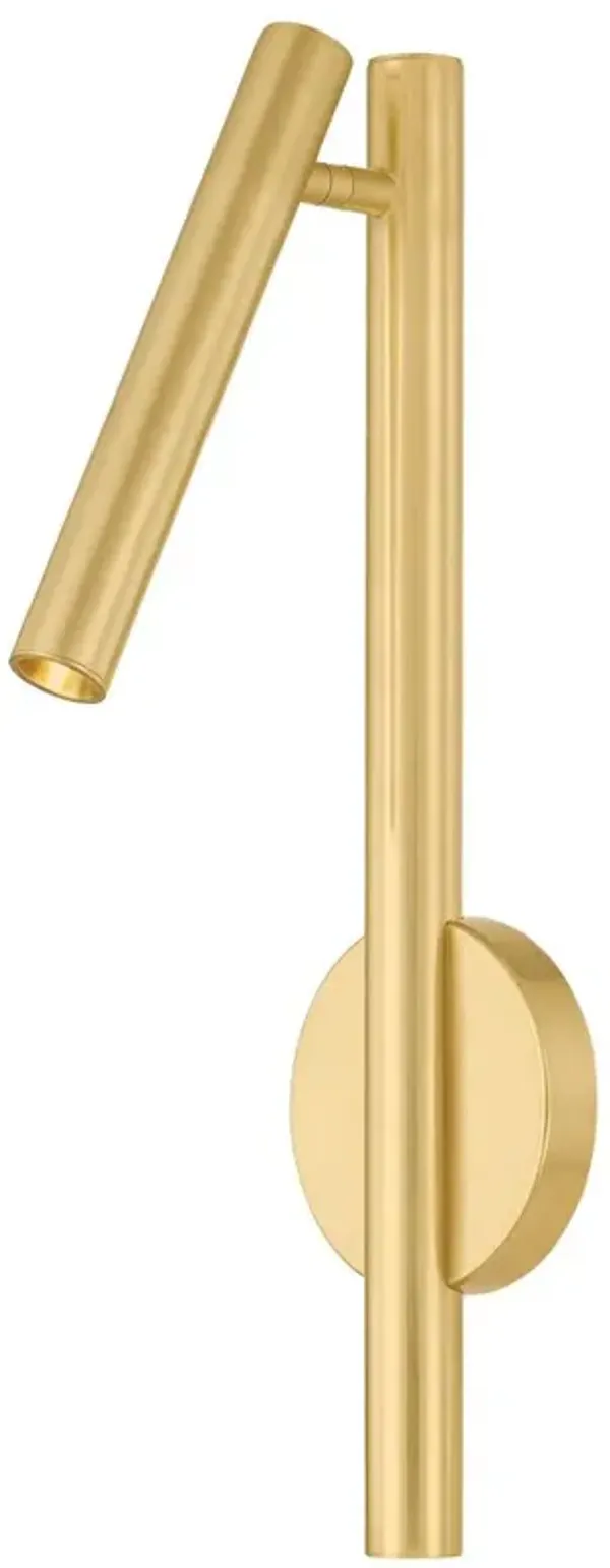 Olan Wall Sconce - Aged Brass - Gold