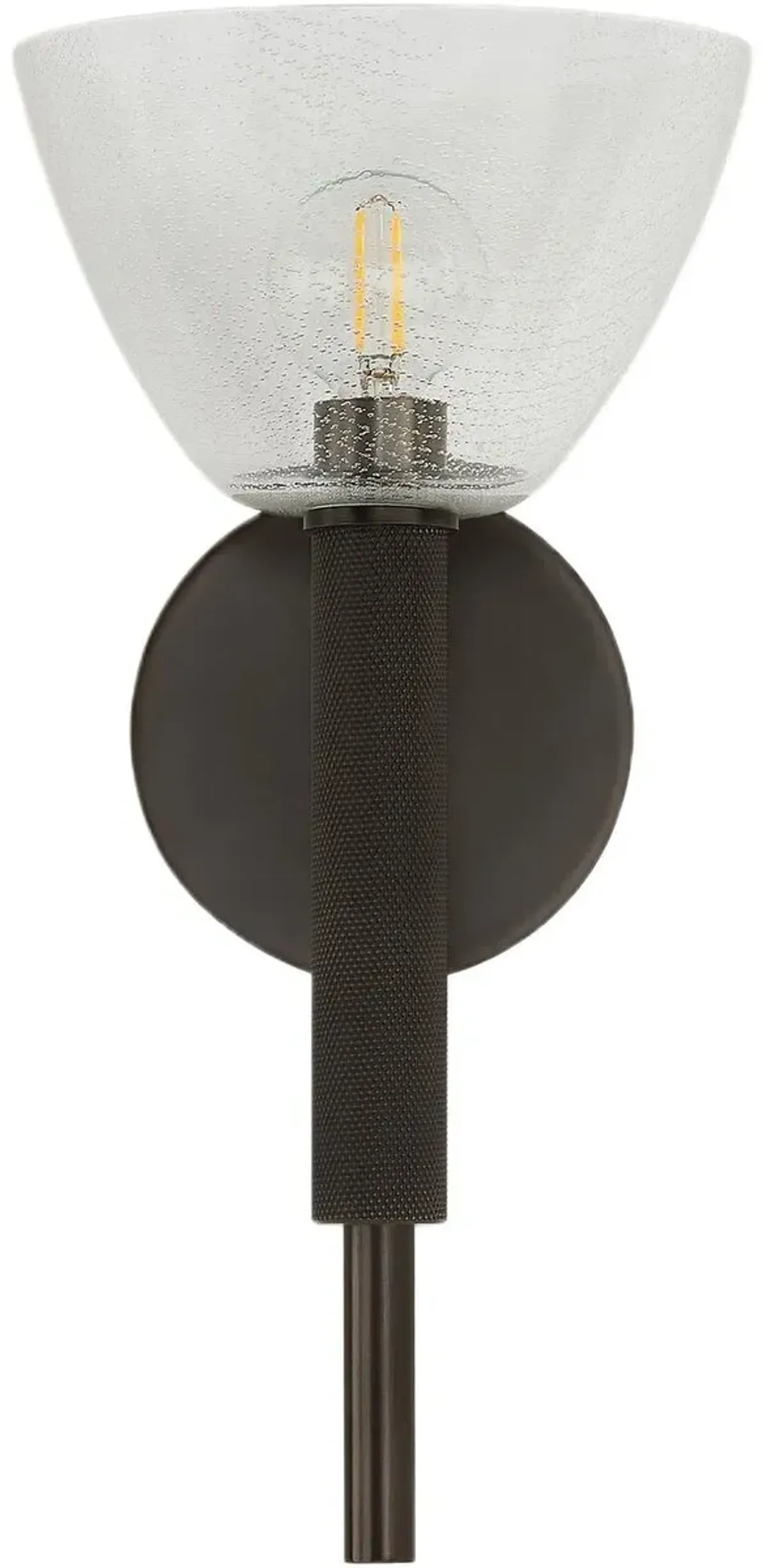 Halsten Wall Sconce - True Bronze/Silver Mesh