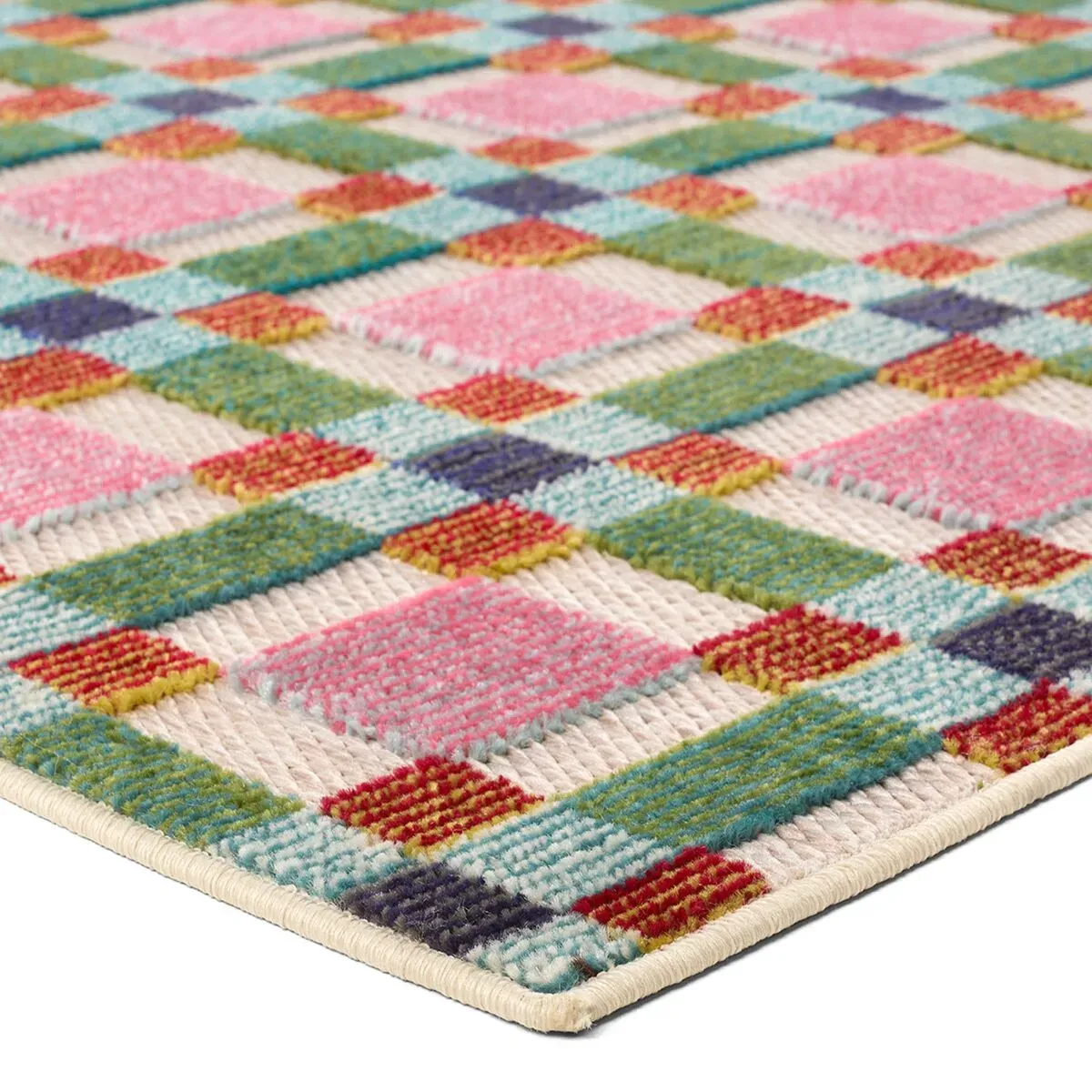 Lex Geometric Indoor/Outdoor Rug, Multi