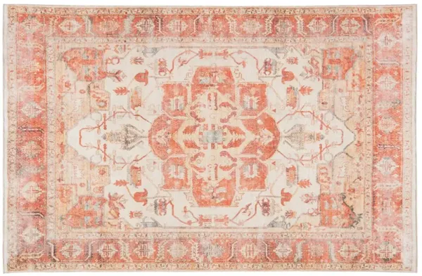 Emily Medallion Rug, Orange