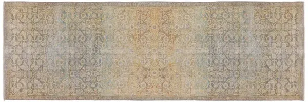 Arin Vintage Rug, Green/Gold