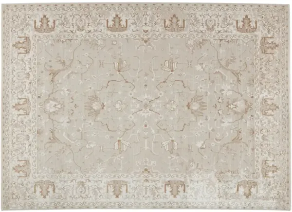 Blaze Vintage Rug,Light Gray - Light Gray - Hand Knotted