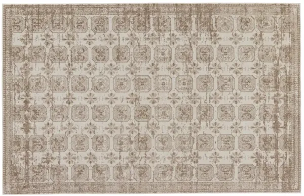 Miles Trellis Rug, Ivory