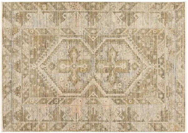 Salito Outdoor Medallion Rug, Yellow