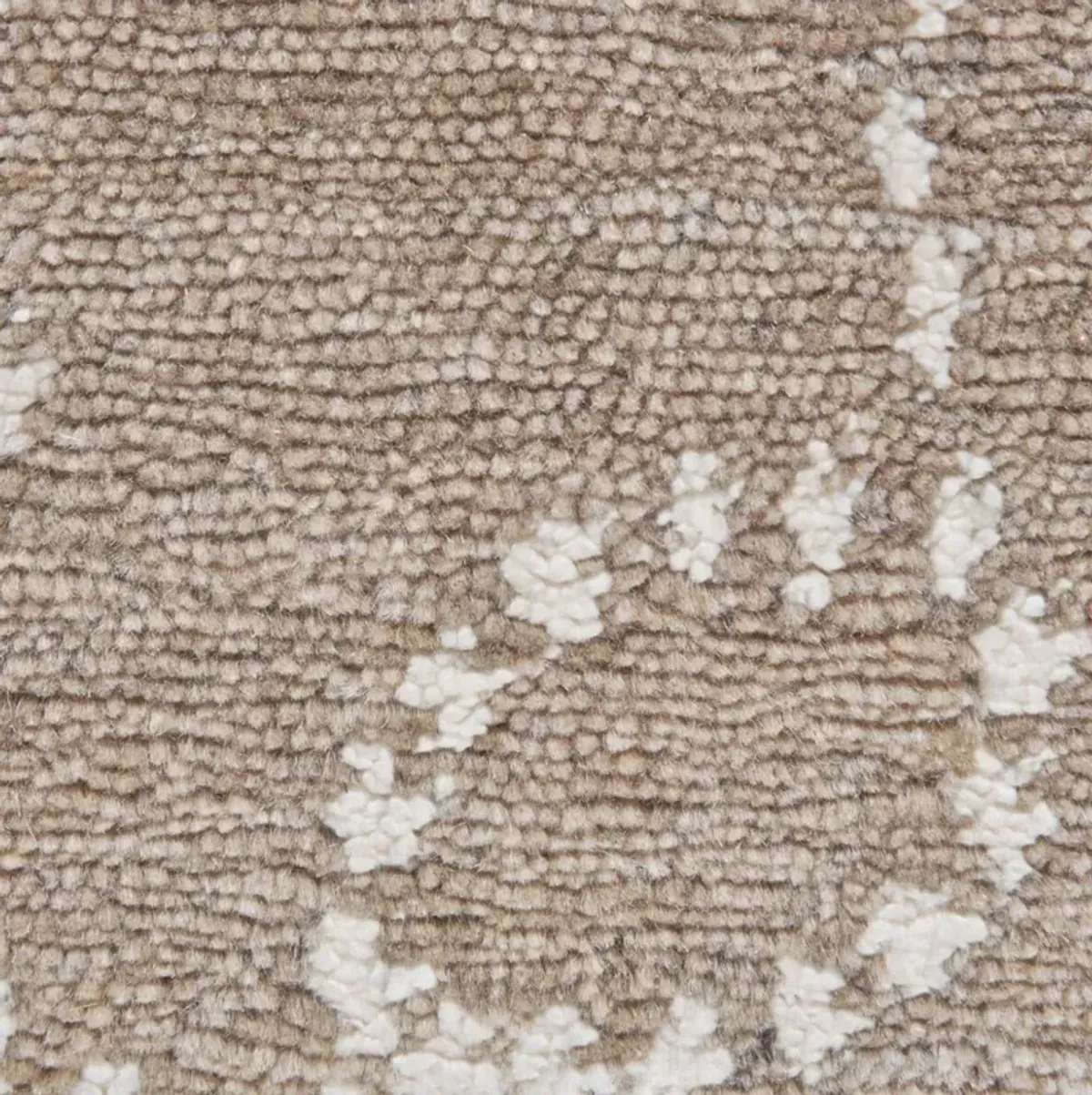 Olivier Floral Rug, Taupe/Ivory