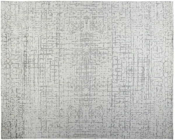 Leif Distressed Rug, Silver/Gray