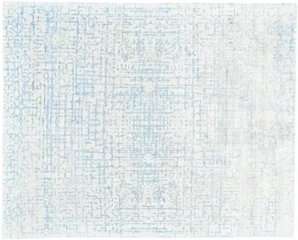 Leif Distressed Rug, Blue/Ivory