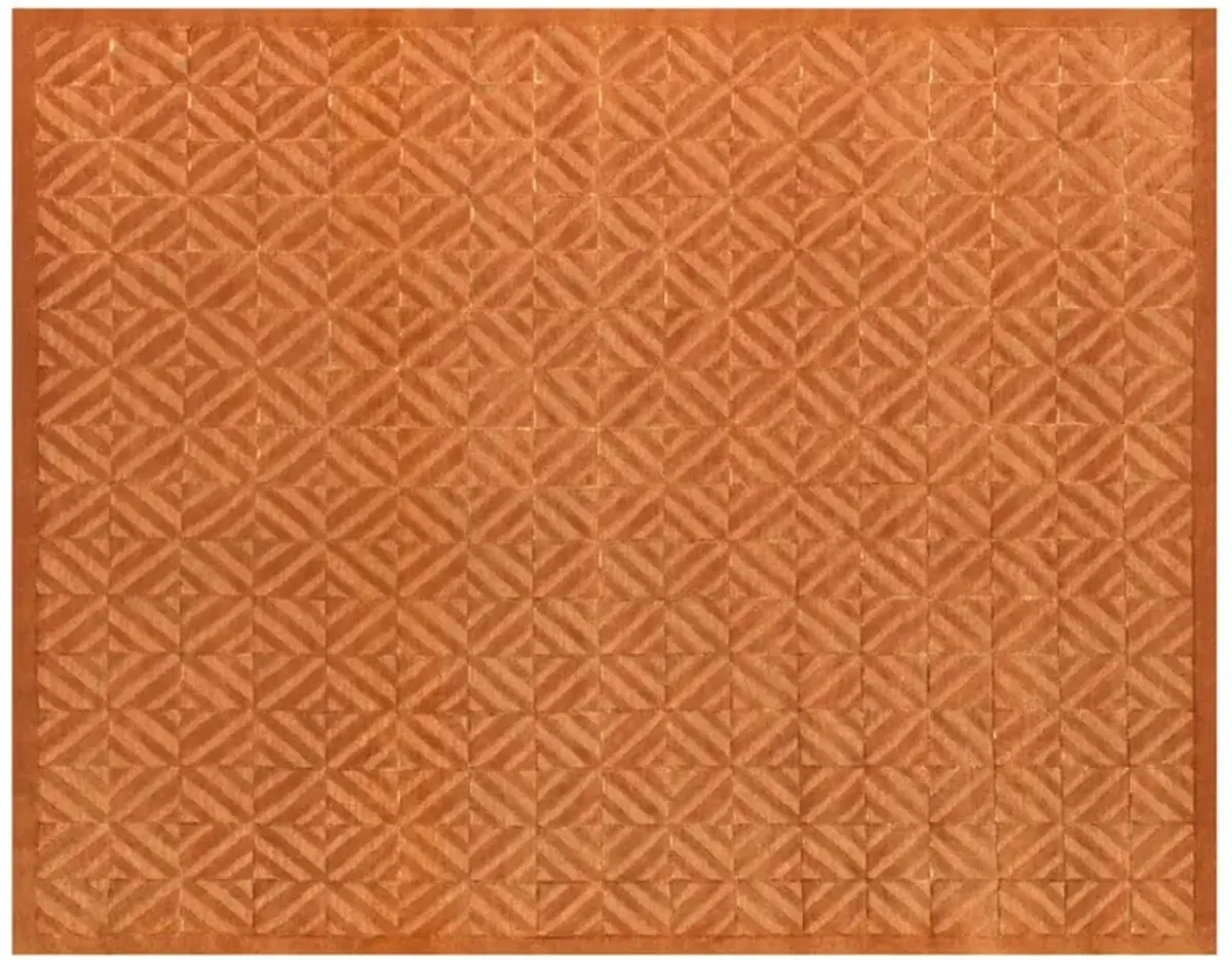 Chadwick Geometric Rug, Orange
