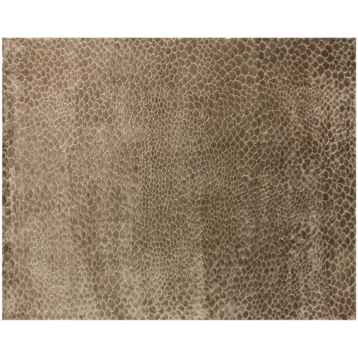 Kashgar Animal Rug, Brown/Ivory