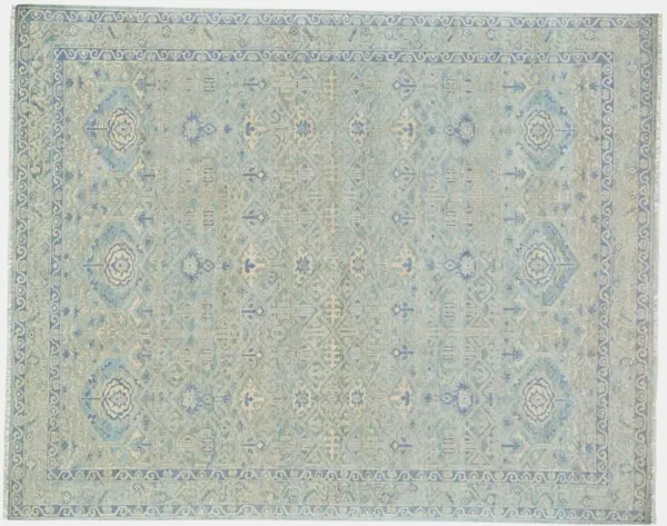 Zenas Oriental Rug, Blue/Green