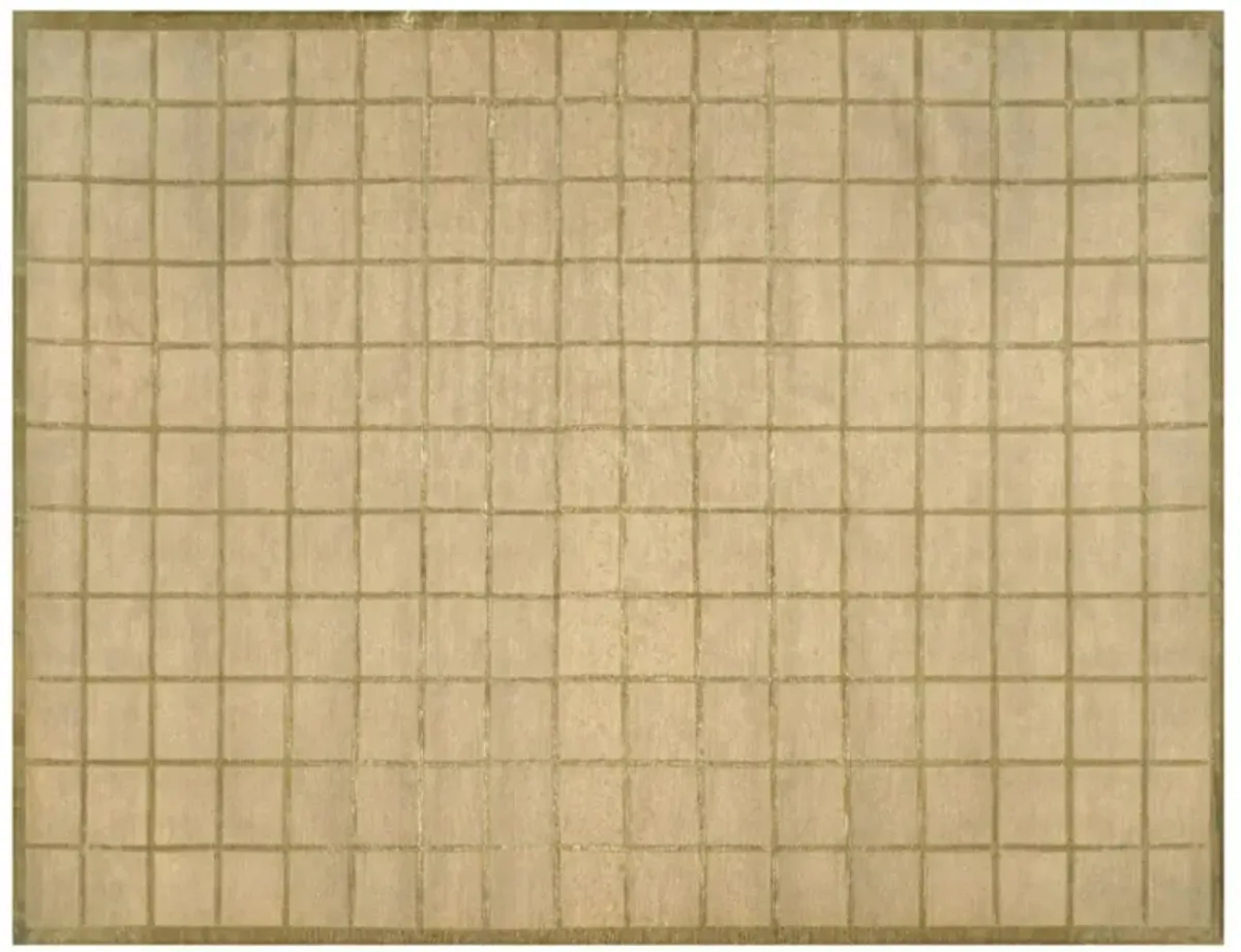 Chadwick Geometric 5'6" x 8'6" Rug, Tan/Green