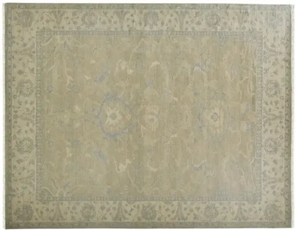 Zenas Oriental rug, Taupe/Ivory