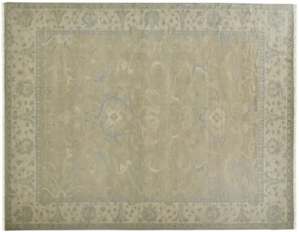 Zenas Oriental rug, Taupe/Ivory