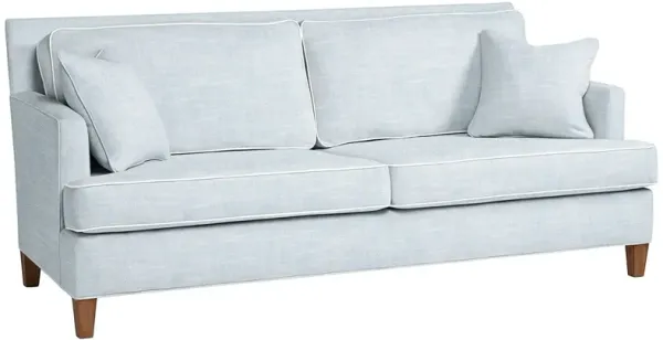Laguna Outdoor Upholstered Sofa - Inside Out Linen with Contrast Welt - Handcrafted
