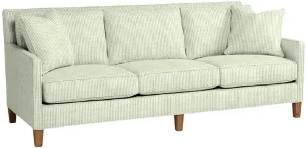 Northport Outdoor Upholstered Sofa - Inside Out Ticking Stripe - Handcrafted
