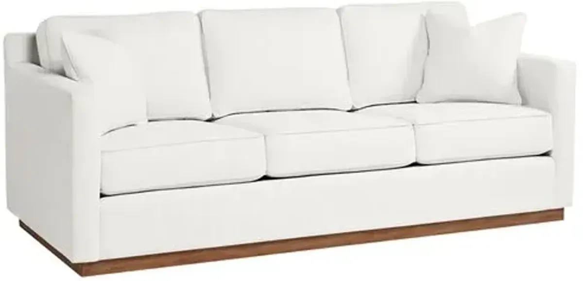 Hatteras Outdoor Upholstered Sofa - Inside Out Linen - Handcrafted