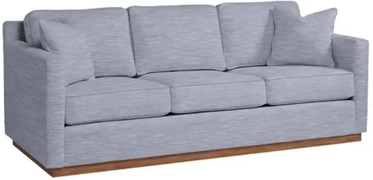 Hatteras Outdoor Upholstered Sofa - Inside Out Linen - Handcrafted