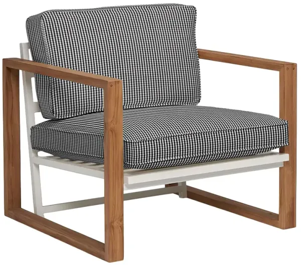 Cape Outdoor Upholstered Chair, Inside Out Check