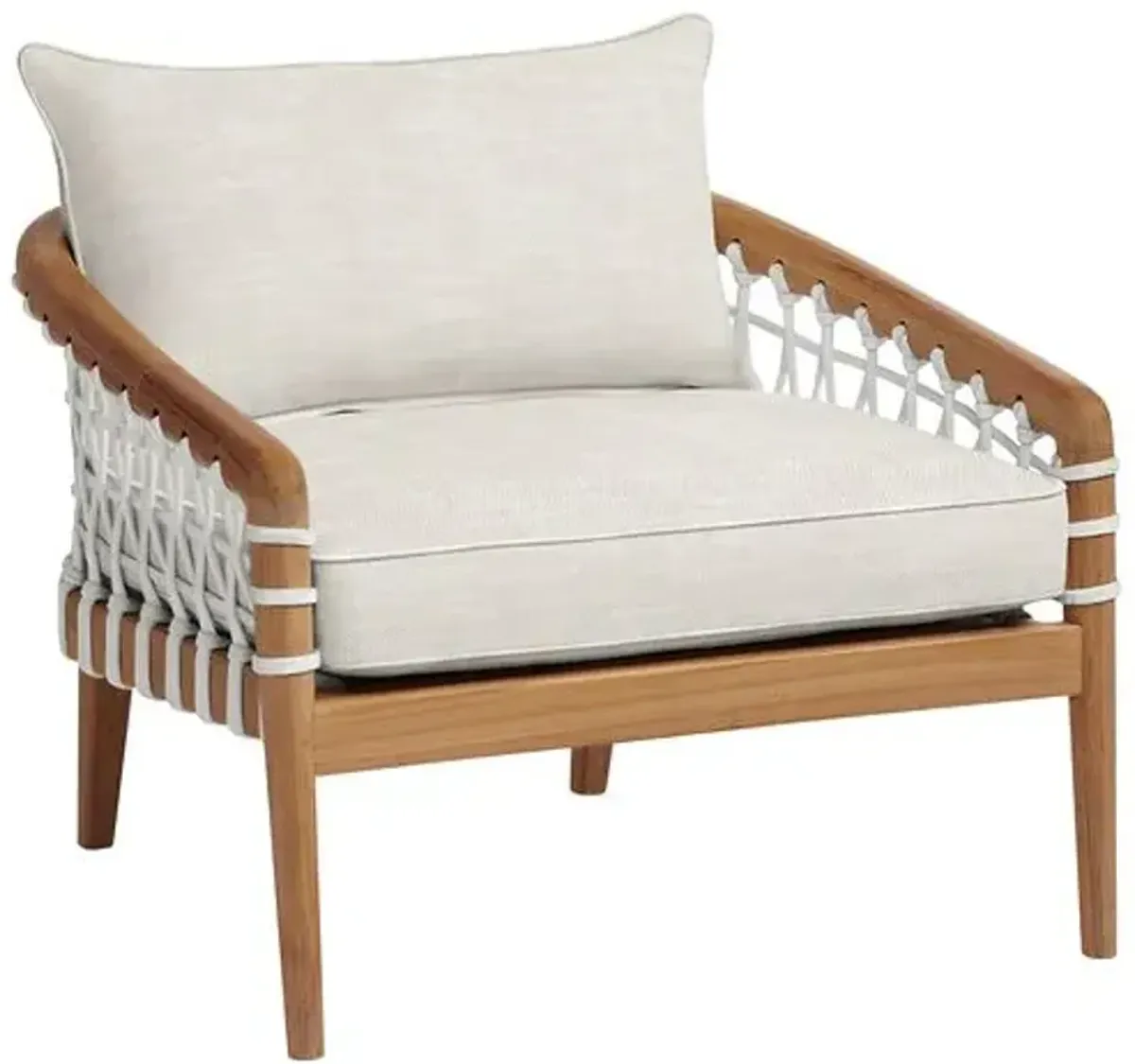 Stonington Outdoor Upholstered Chair - Inside Out Linen - Handcrafted