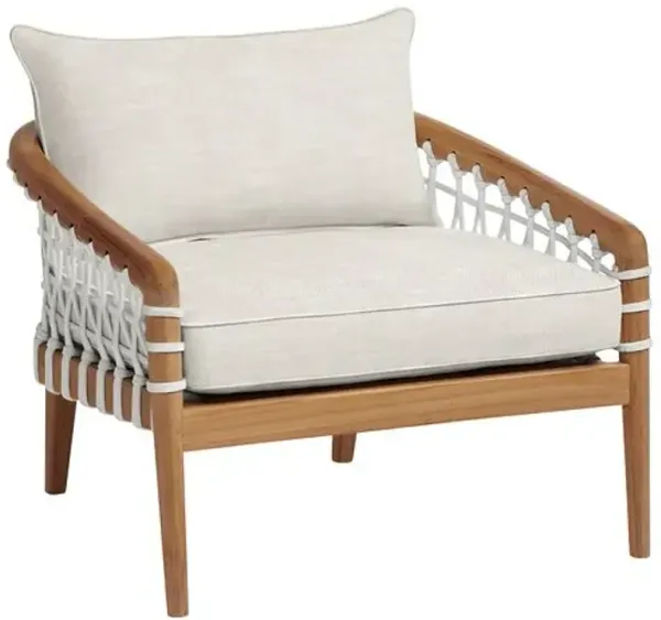 Stonington Outdoor Upholstered Chair - Inside Out Linen - Handcrafted