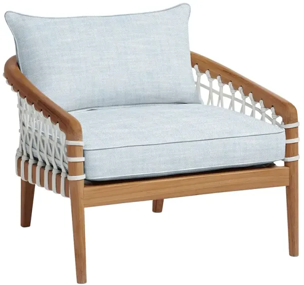 Stonington Outdoor Upholstered Chair, Inside Out Linen