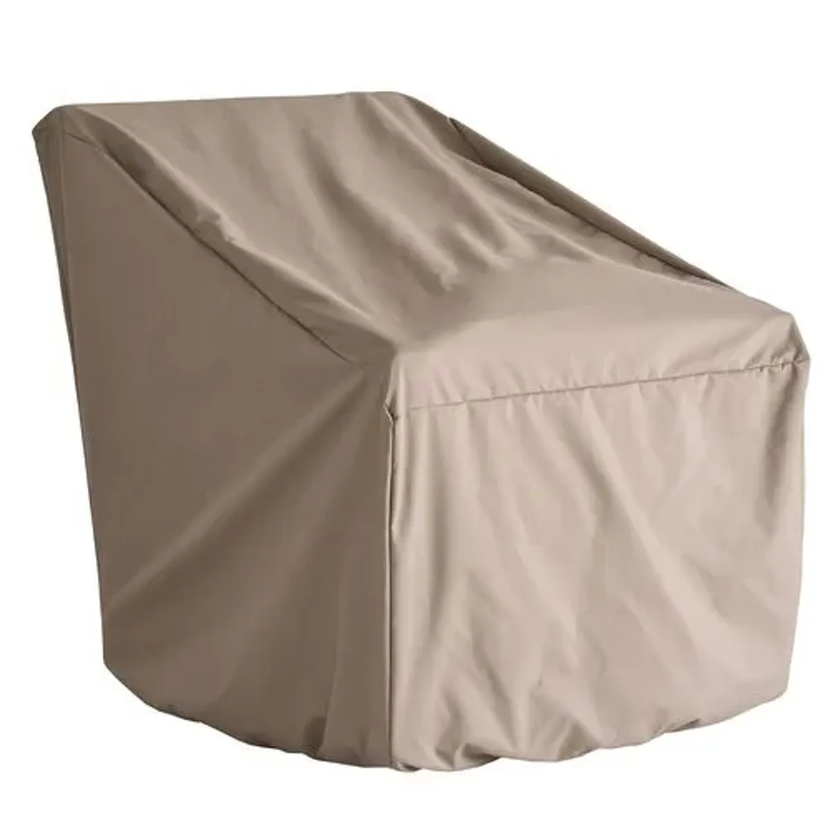 Southold Outdoor Upholstered Swivel Chair - Inside Out Linen with Contrast Welt - Handcrafted